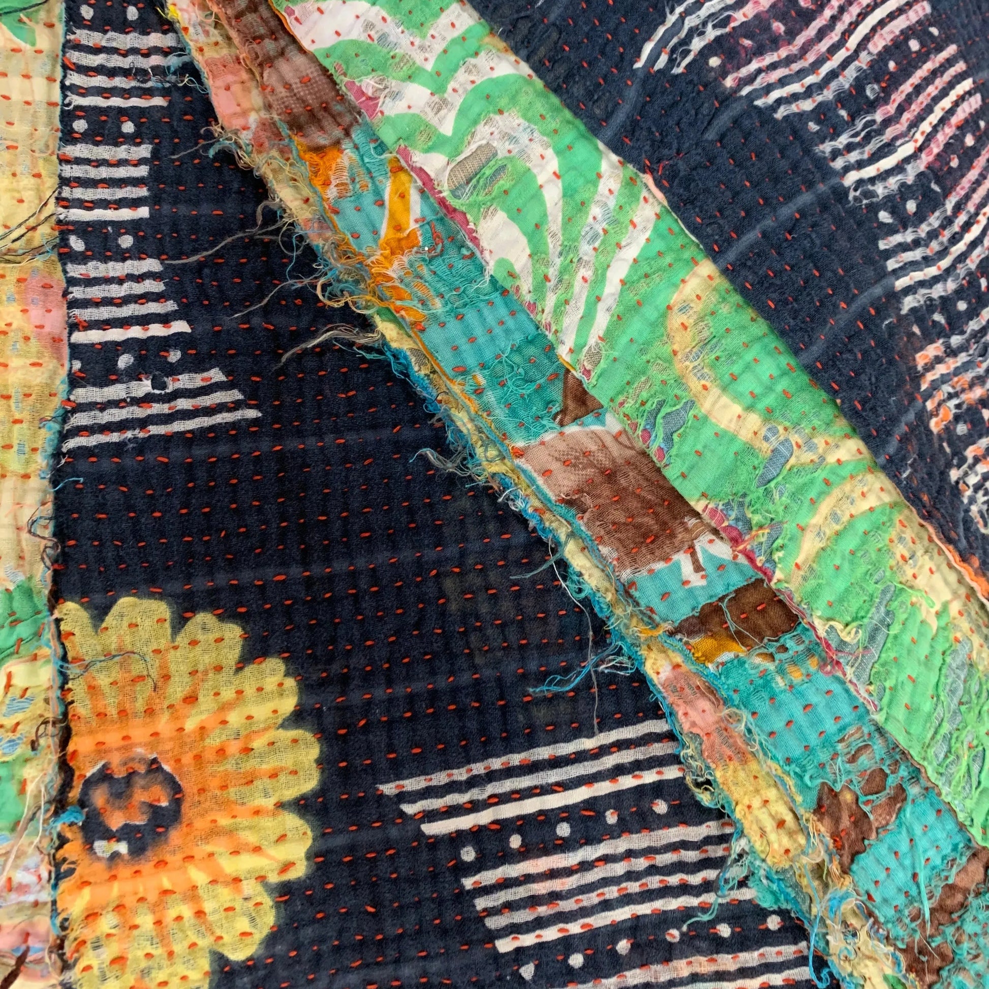 KANTHA THROW ULTRA - Blue Springs Home
