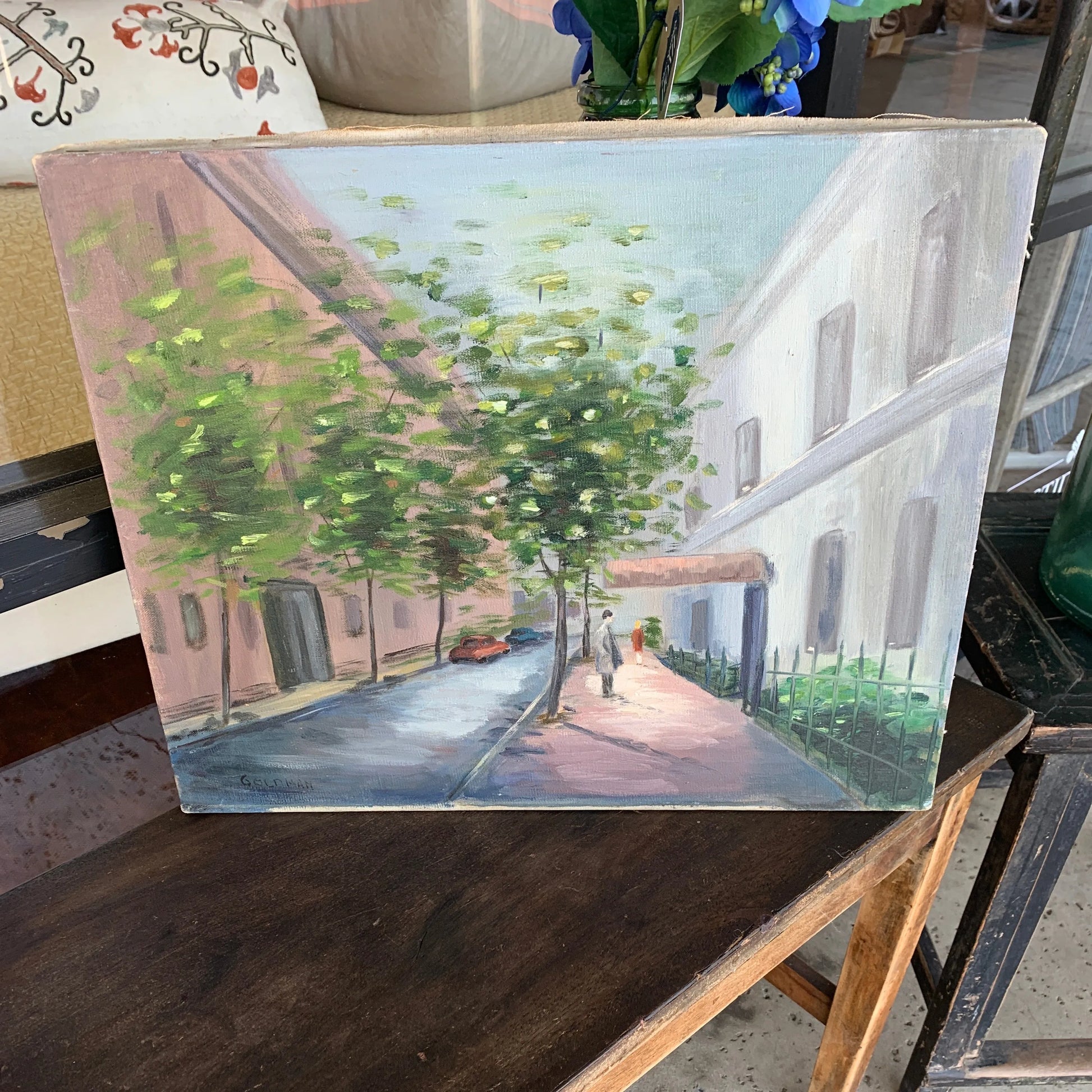 art 50's oil buildings trees JP - Blue Springs Home