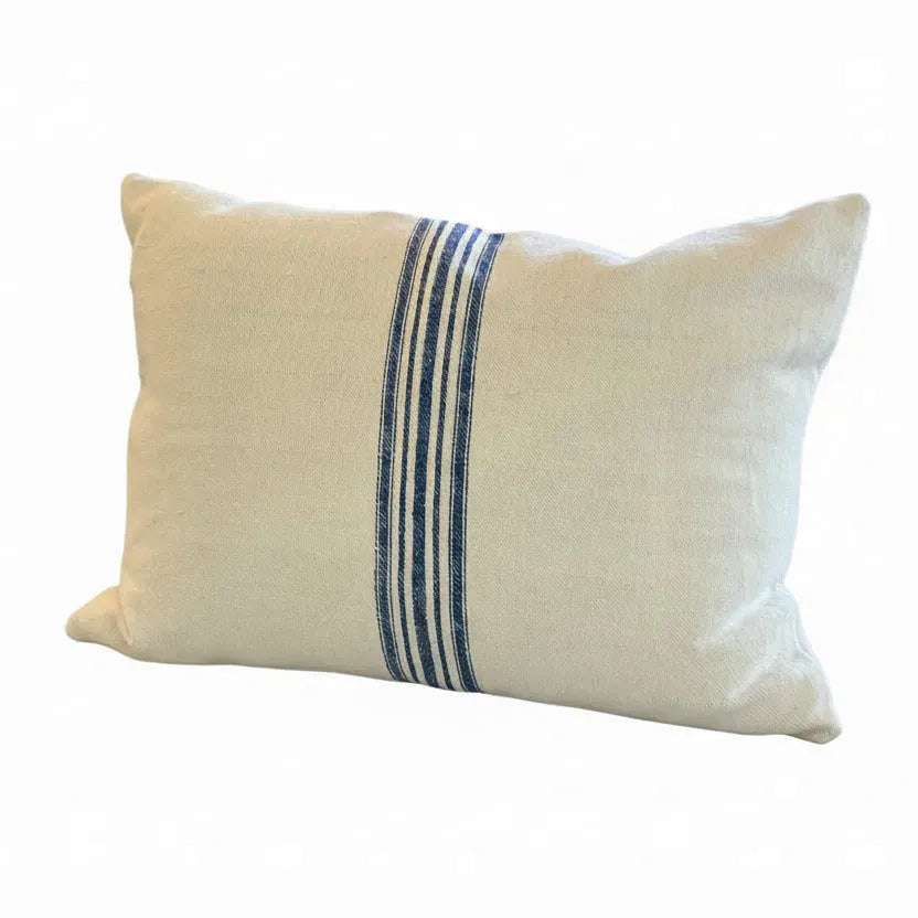 Grainsack Pillow White 120224 - Blue Springs Home