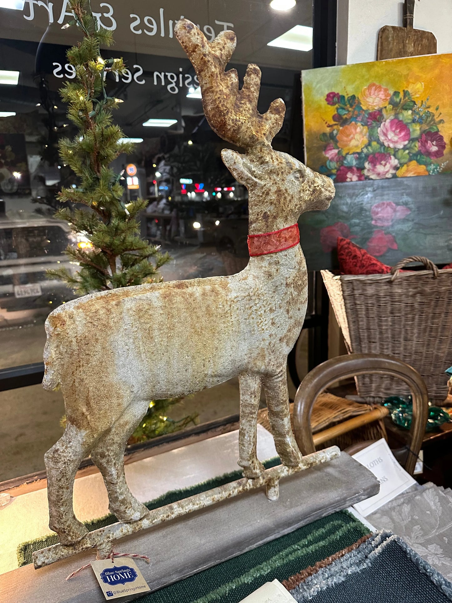 Vintage Weather Vane Reindeer