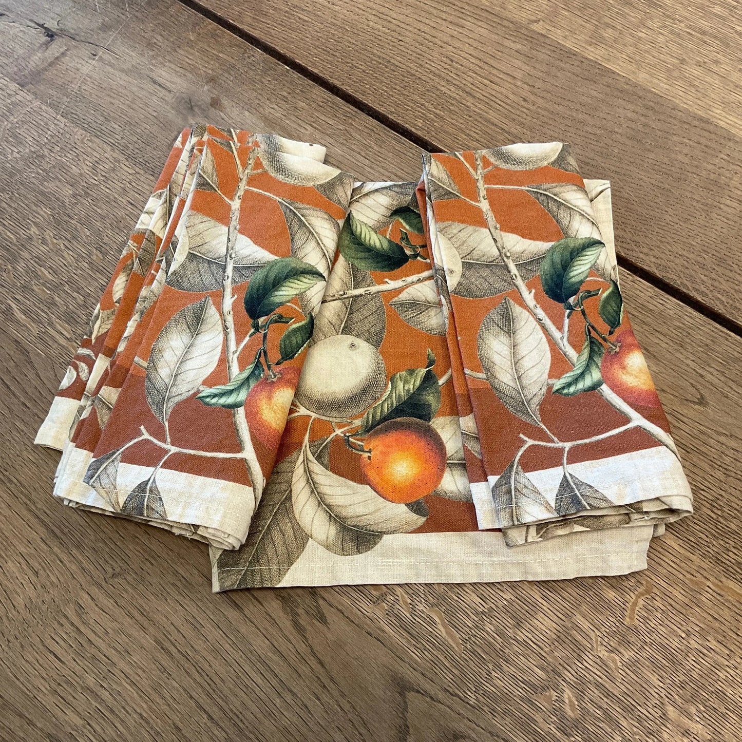 Mandarines Rouille Napkins Set of 4
