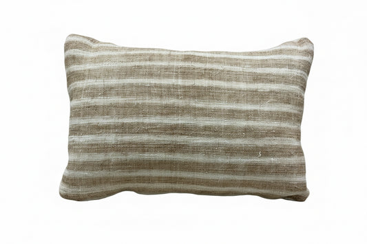 Vintage Tibetan Boudoir w/ Tan Cream Stripe - Blue Springs Home