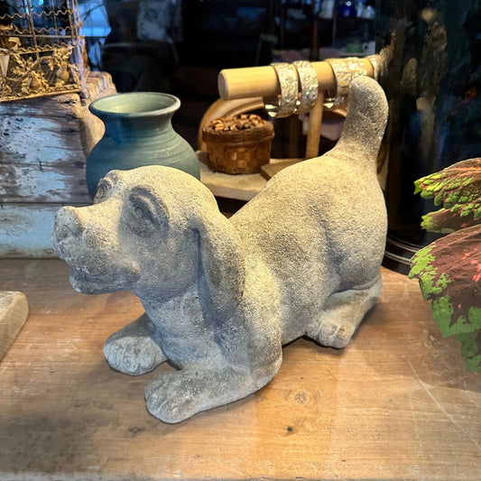 Vintage Garden Doggy Concrete - Blue Springs Home