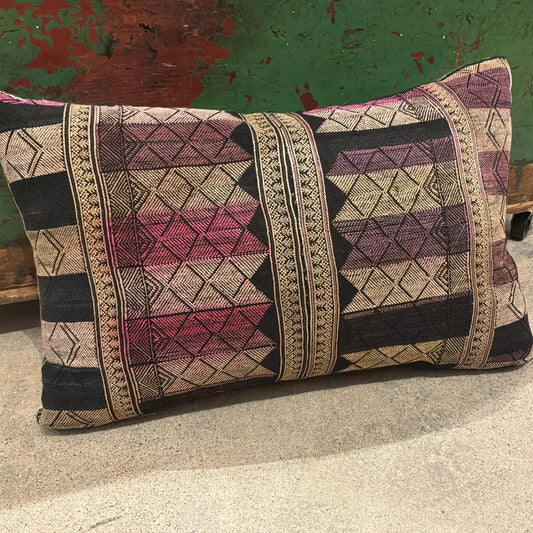 UNIQUE VINTAGE FABRIC PILLOW - Blue Springs Home