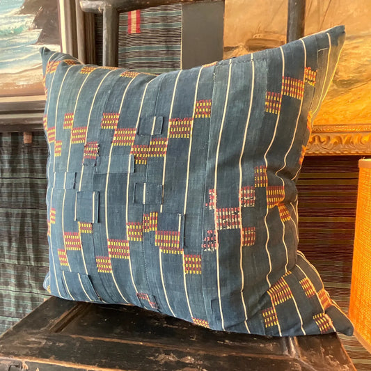 Vintage African Blue Ewe Pillow 22x22