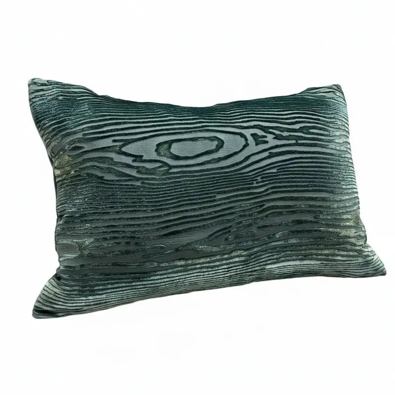 Woodgrain Velvet Pillow 14x20