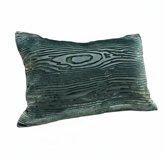 Woodgrain Velvet Pillow 14x20