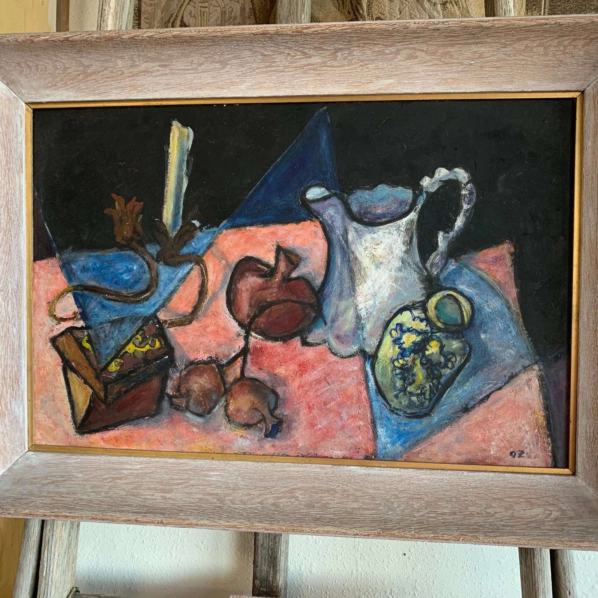 ORIGINAL ART MODERNISM STILL LIFE 20.5”x28.5” - Blue Springs Home