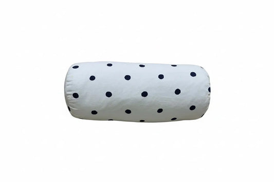 Polka Dot Vintage Bolster Pillow