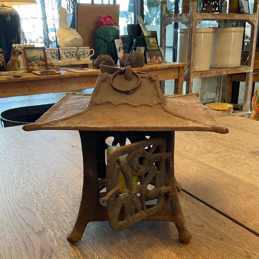 Vintage Iron Pagoda Lanterns