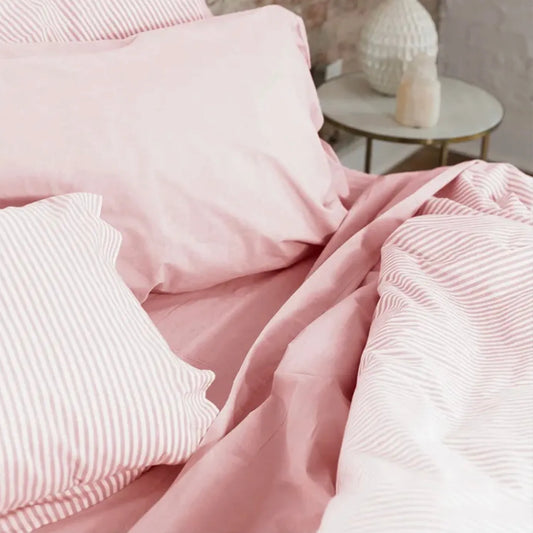 Stripes Duvet & Shams King - Blue Springs Home