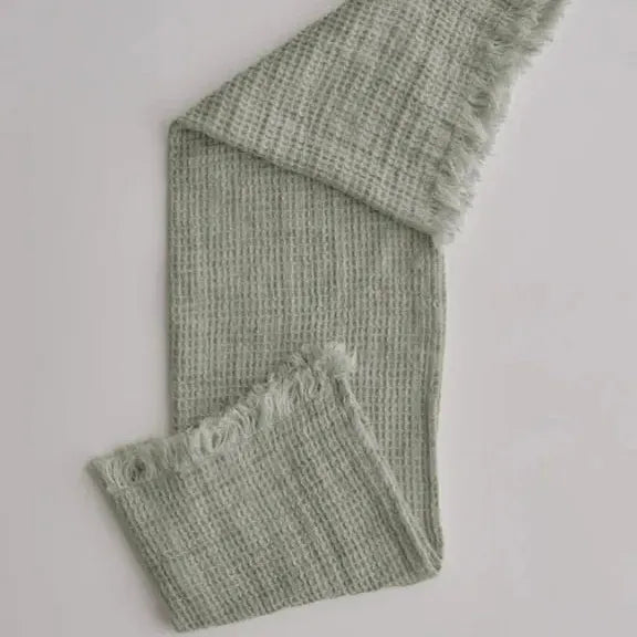 Flocca Linen Waffle Hand Towel - Blue Springs Home