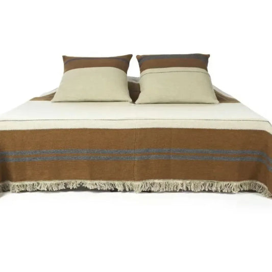 The Highland Stripe Coverlet - Blue Springs Home