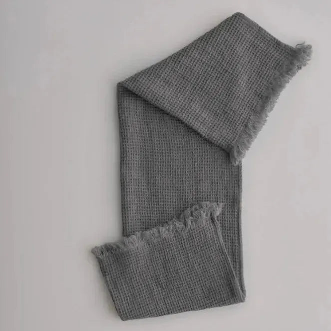 Flocca Linen Waffle Hand Towel - Blue Springs Home