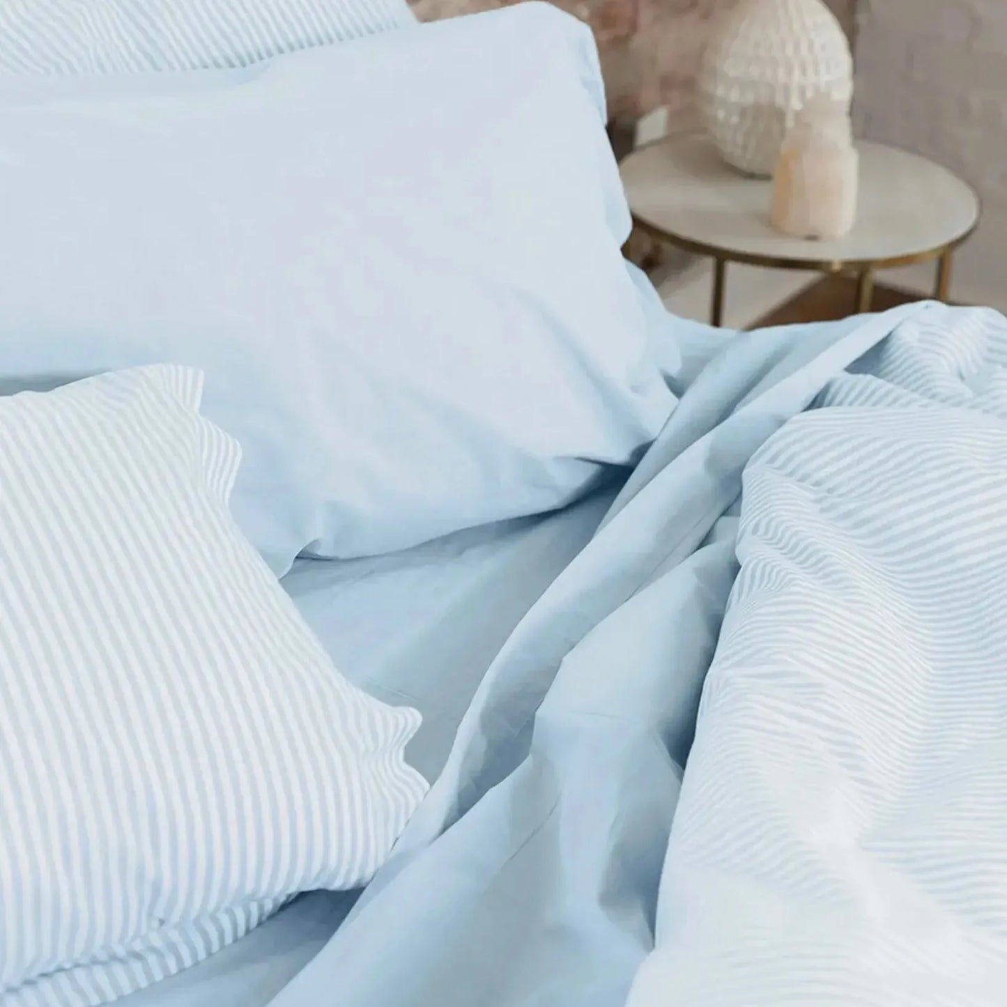Stripes Duvet & Shams King - Blue Springs Home