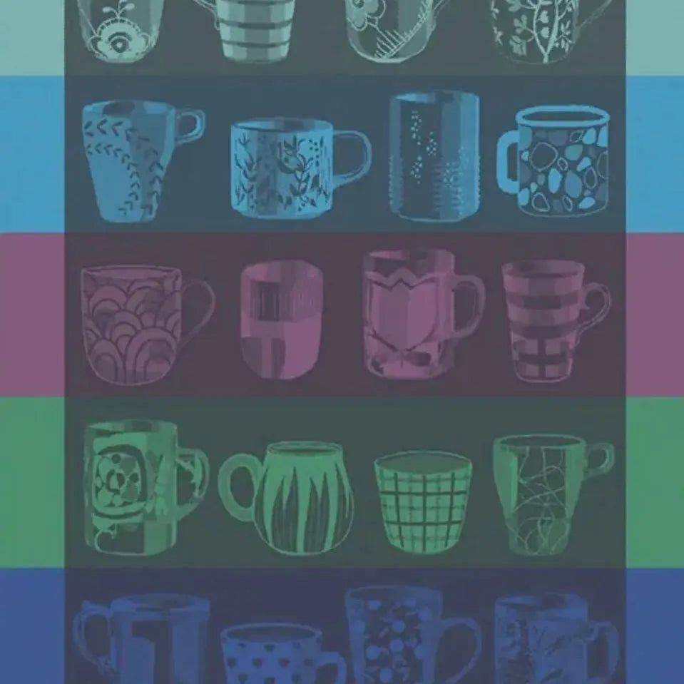 Jacquard Kitchen Tea Towel - Blue Springs Home
