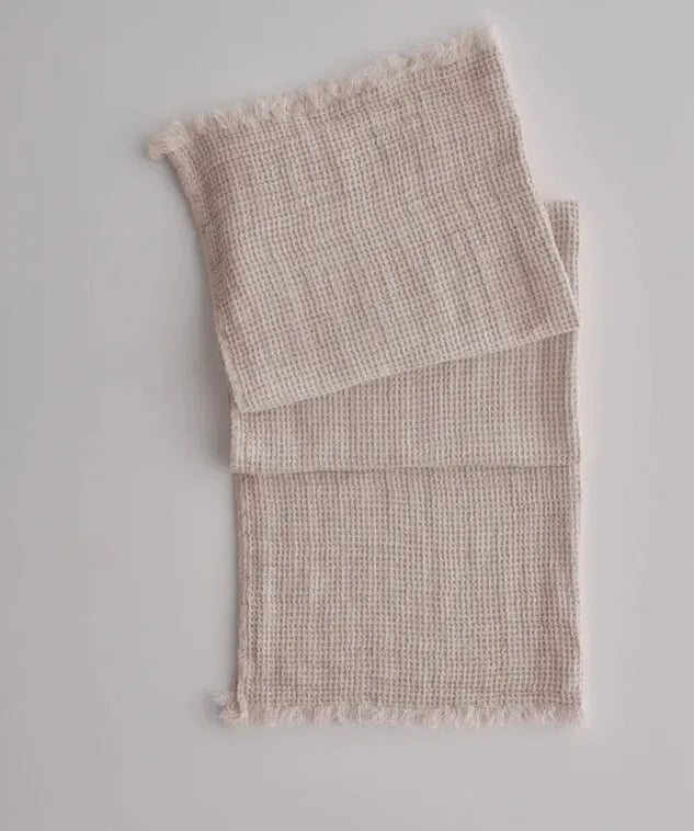Flocca Linen Waffle Bath Towel