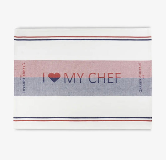 I Love My Chef - Bistro Napkins / Kitchen Towels