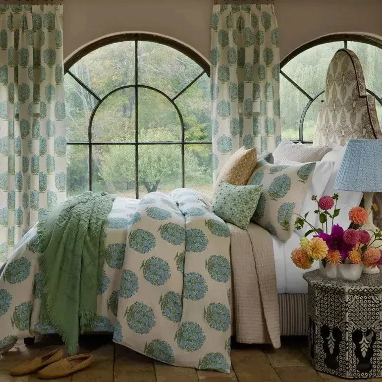 Vani Leaf Duvet Set - Blue Springs Home