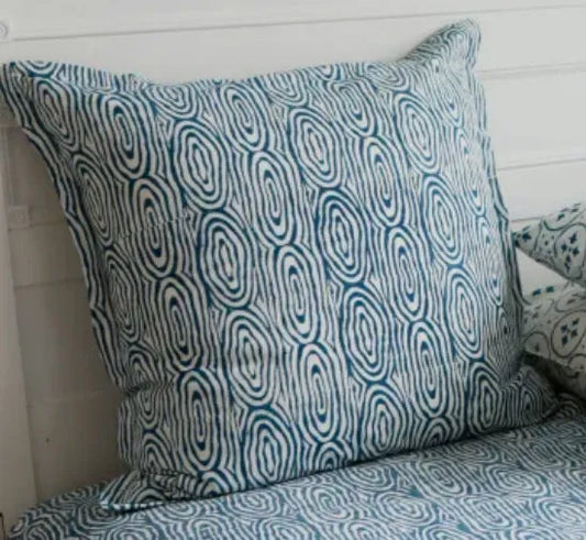 WOODGRAIN SHAM W/FLANGE EURO