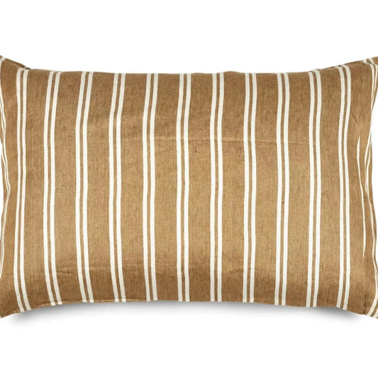 Canal Stripe Lumbar Pillow - Blue Springs Home