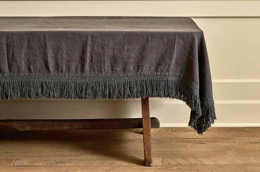 Once Milano Tablecloth Extra Long Fringe