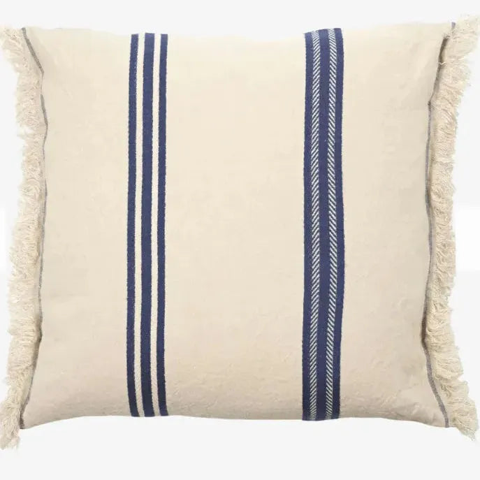 The Indigo Stripe Pillow Cover - Blue Springs Home