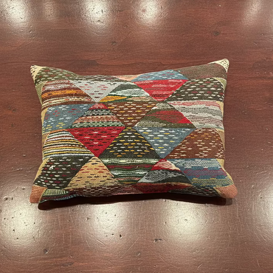 Triangle Rug Pillow 15x23 - Blue Springs Home
