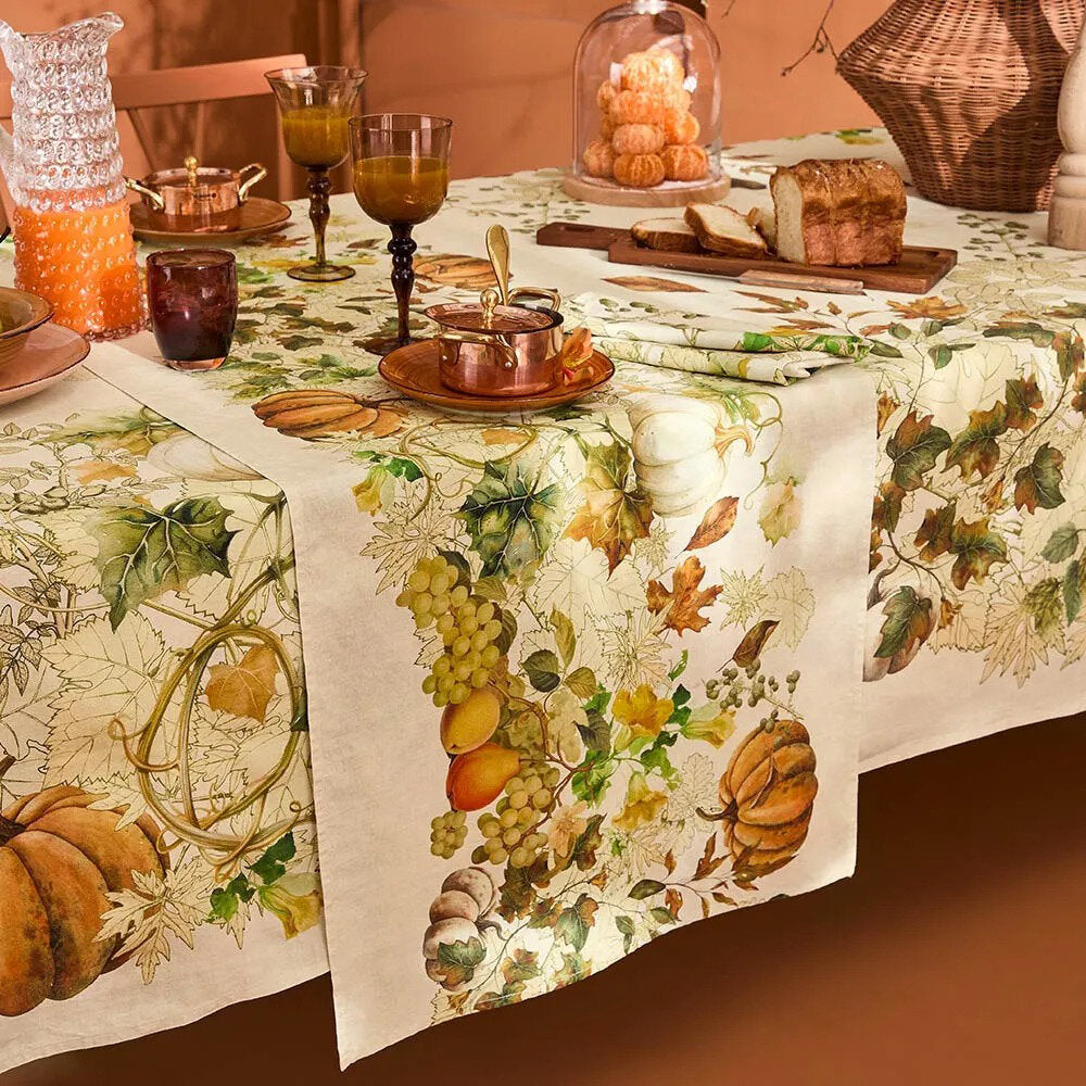 Delices D'Automne Potiron Tablecloth