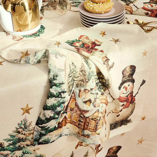 Bonhommes De Neige Vintage Napkins SET OF 4
