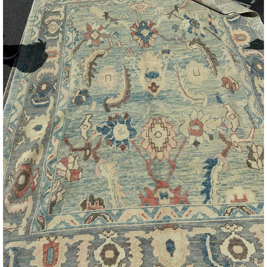 New Oushak Rug 8x11.5