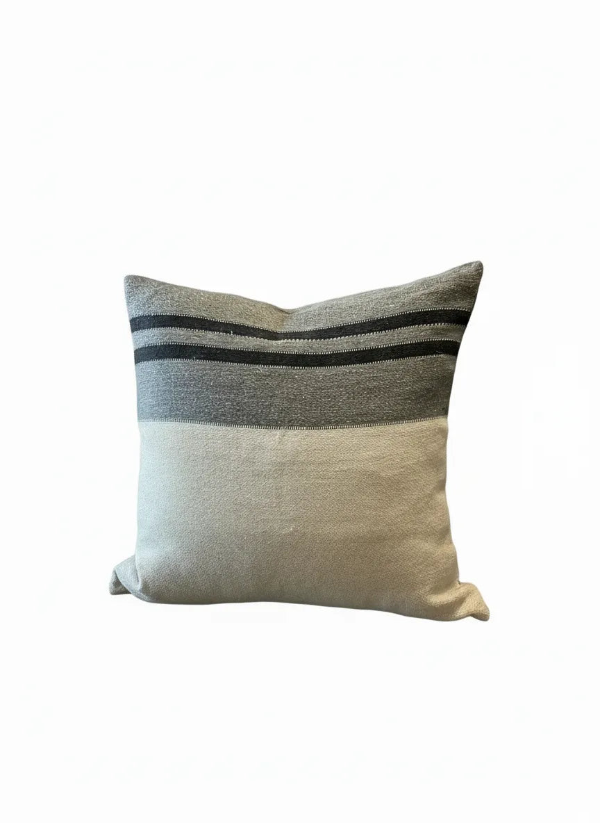 Black House Stripe Pillow Cover 25x25