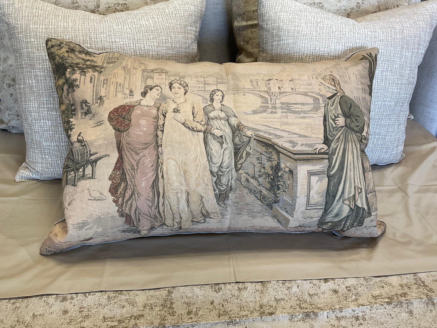 Dante & Beatrice Tapestry Bolster 25x38