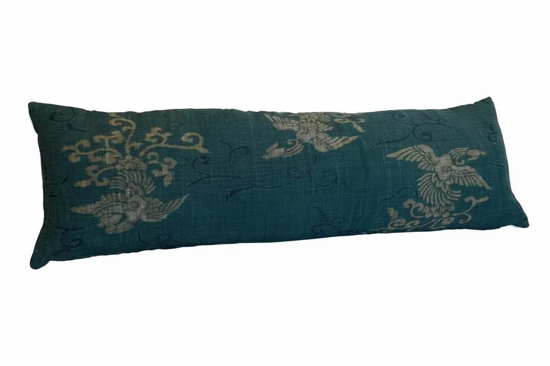 Vintage Japanese Kimono Green 13x38