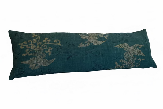 Vintage Japanese Kimono Green 13x38