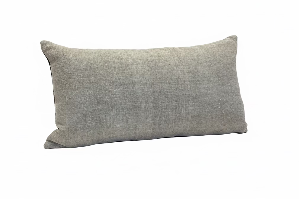 Plaid Hemp Red & Green Pillow