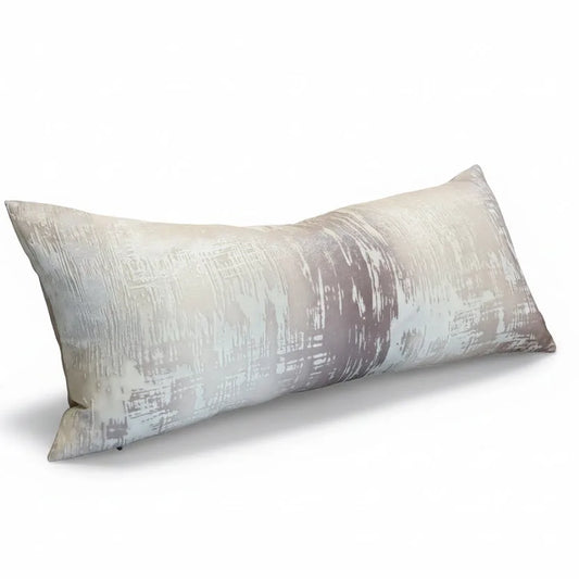 BRUSH STROKE VELVET PILLOW 16x36 - Blue Springs Home