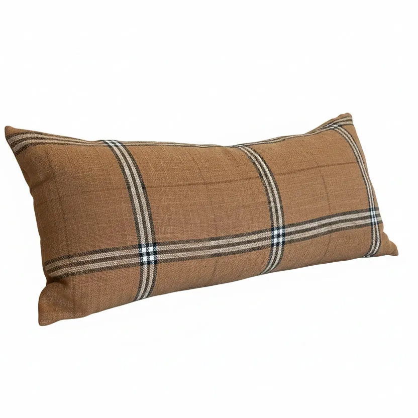 "Burberry" Style Bolster Pillow