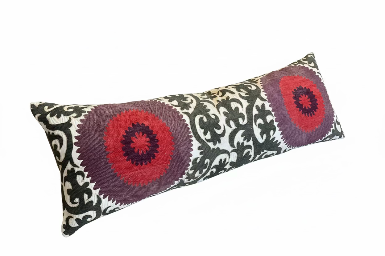 Suzani Dark Green Purple 15x41