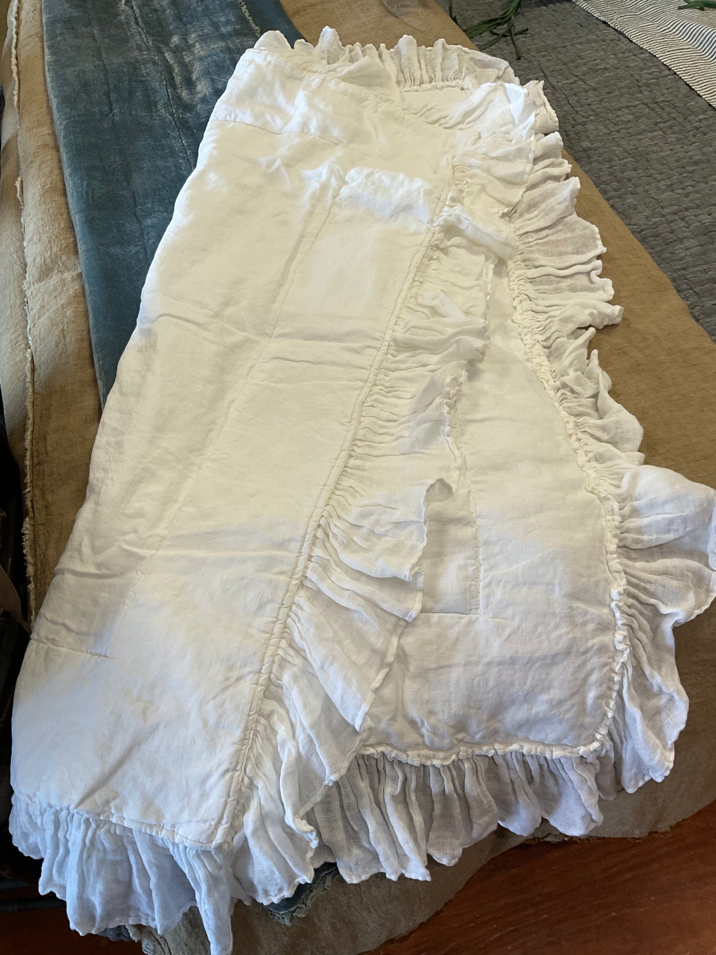 Whisper Linen Baby Blanket