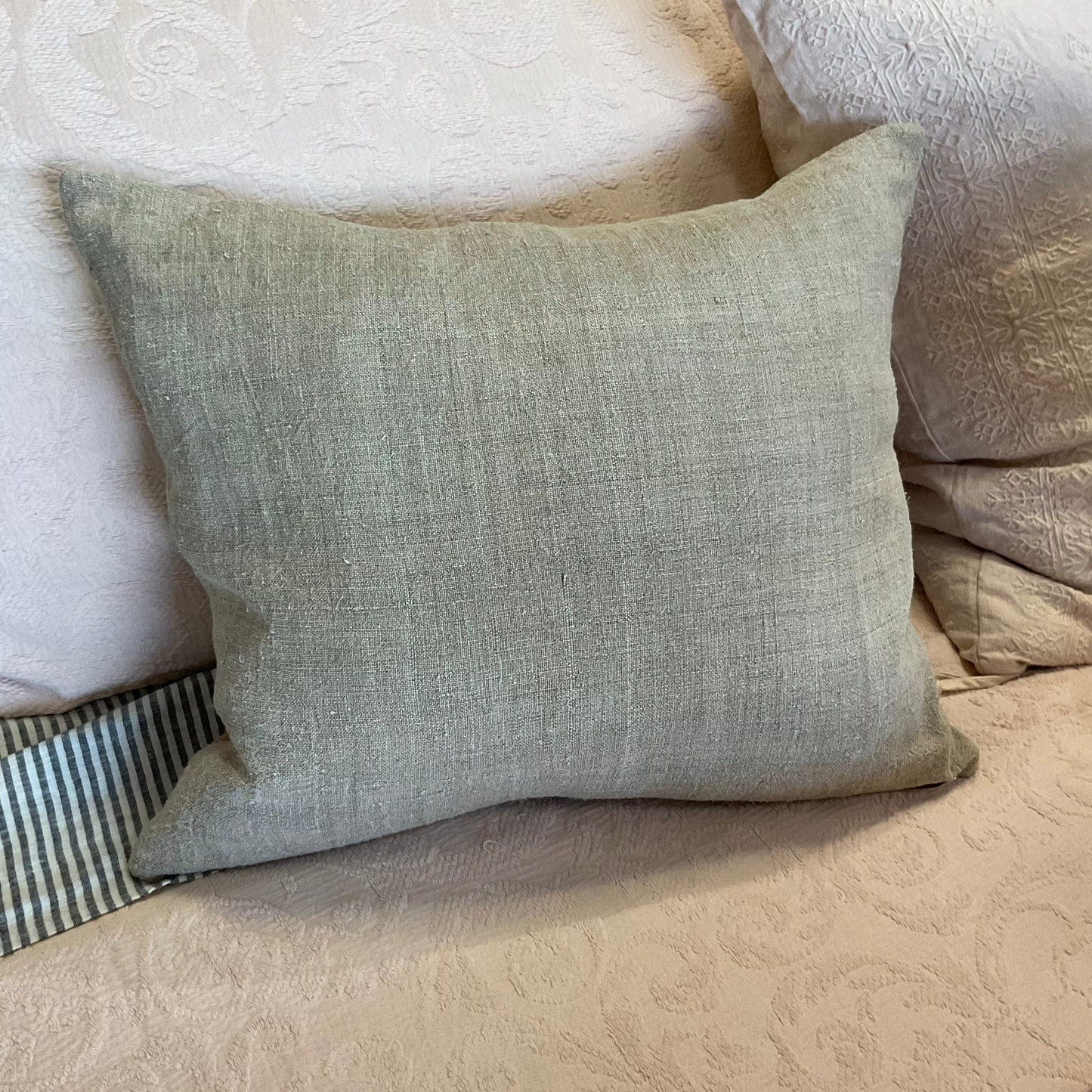 Antique Pink Altar Cloth Pillow 16x20