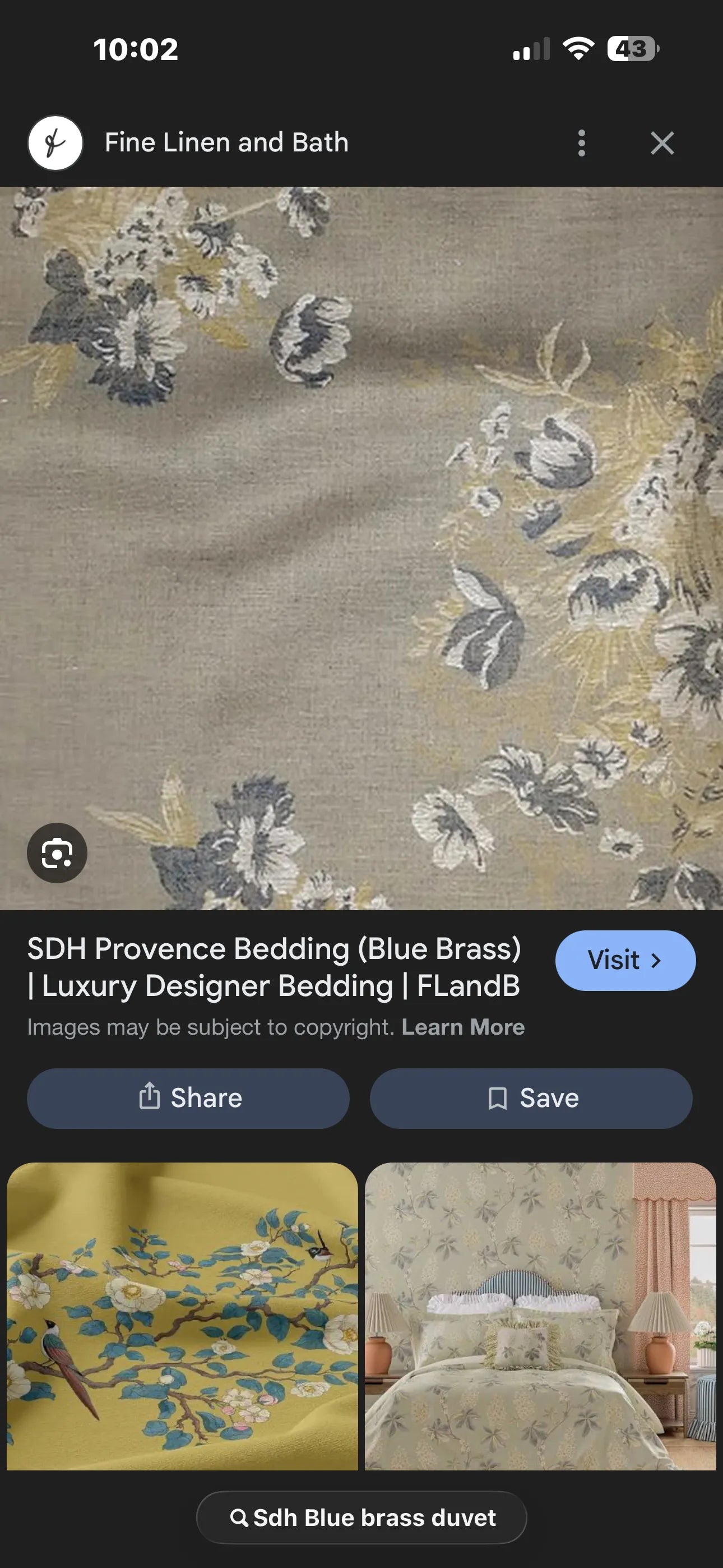 Provence Duvet SDH King