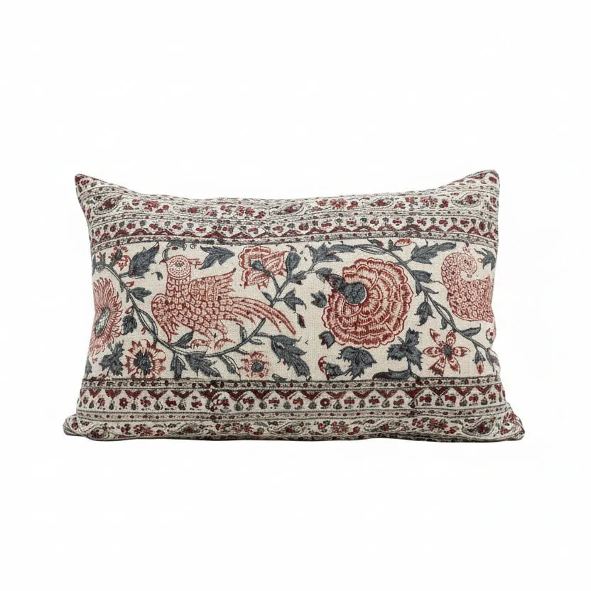 Indian Handblocked Bird Print 12x18