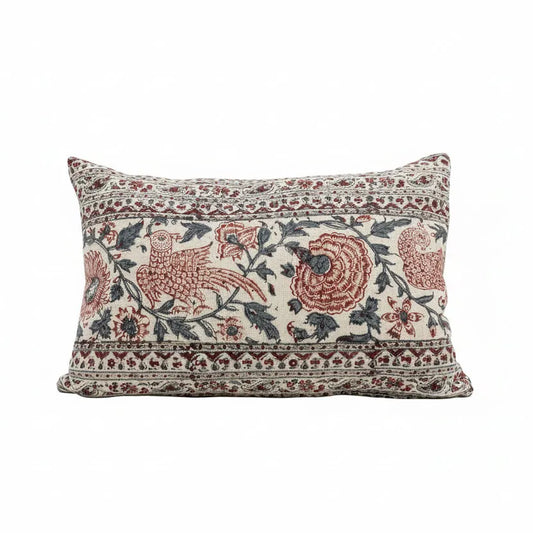 Indian Handblocked Bird Print 12x18