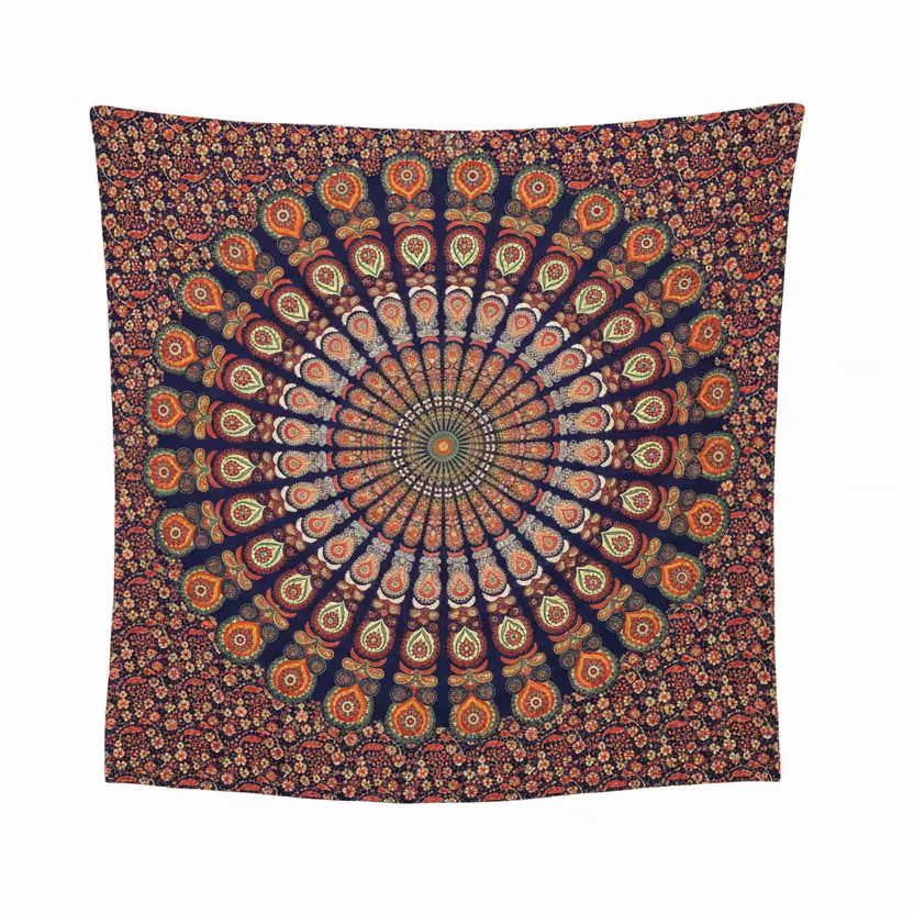 Vintage Hippie Textile Purple