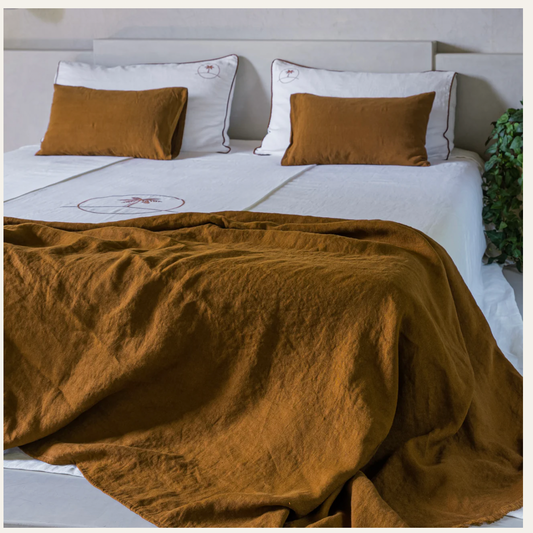 SUMMER/CANVAS LINEN THROW