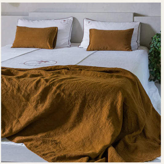 SUMMER/CANVAS LINEN THROW