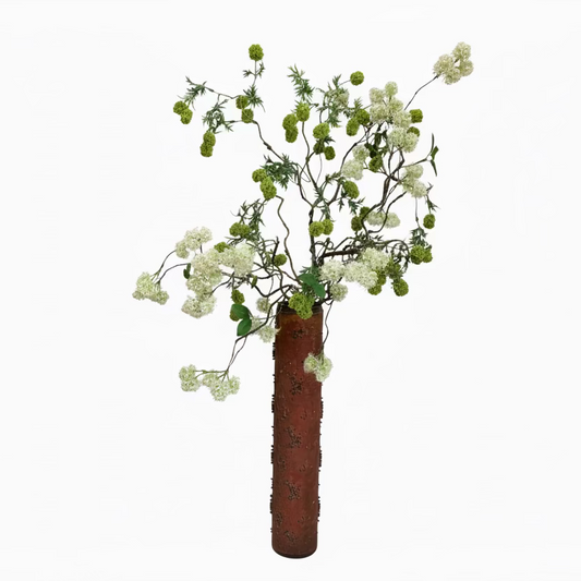 Vintage Wallpaper Roll Vases - Blue Springs Home