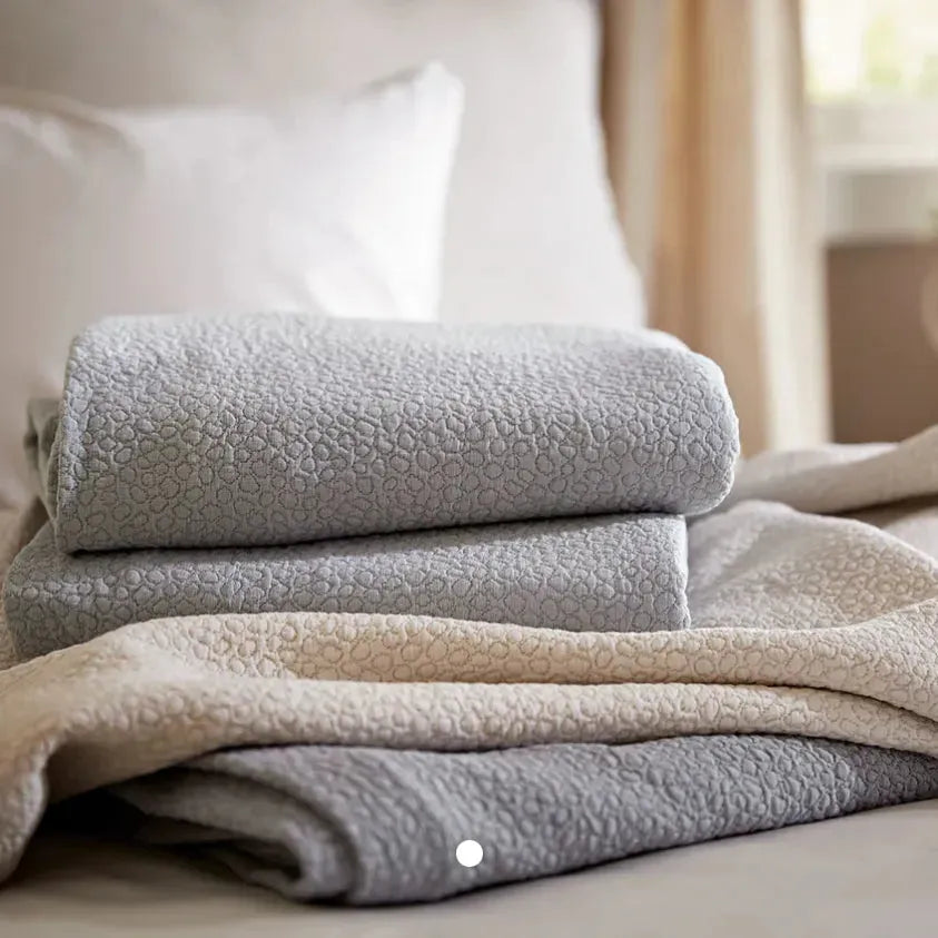 Gobi Matelasse Coverlet K - Blue Springs Home