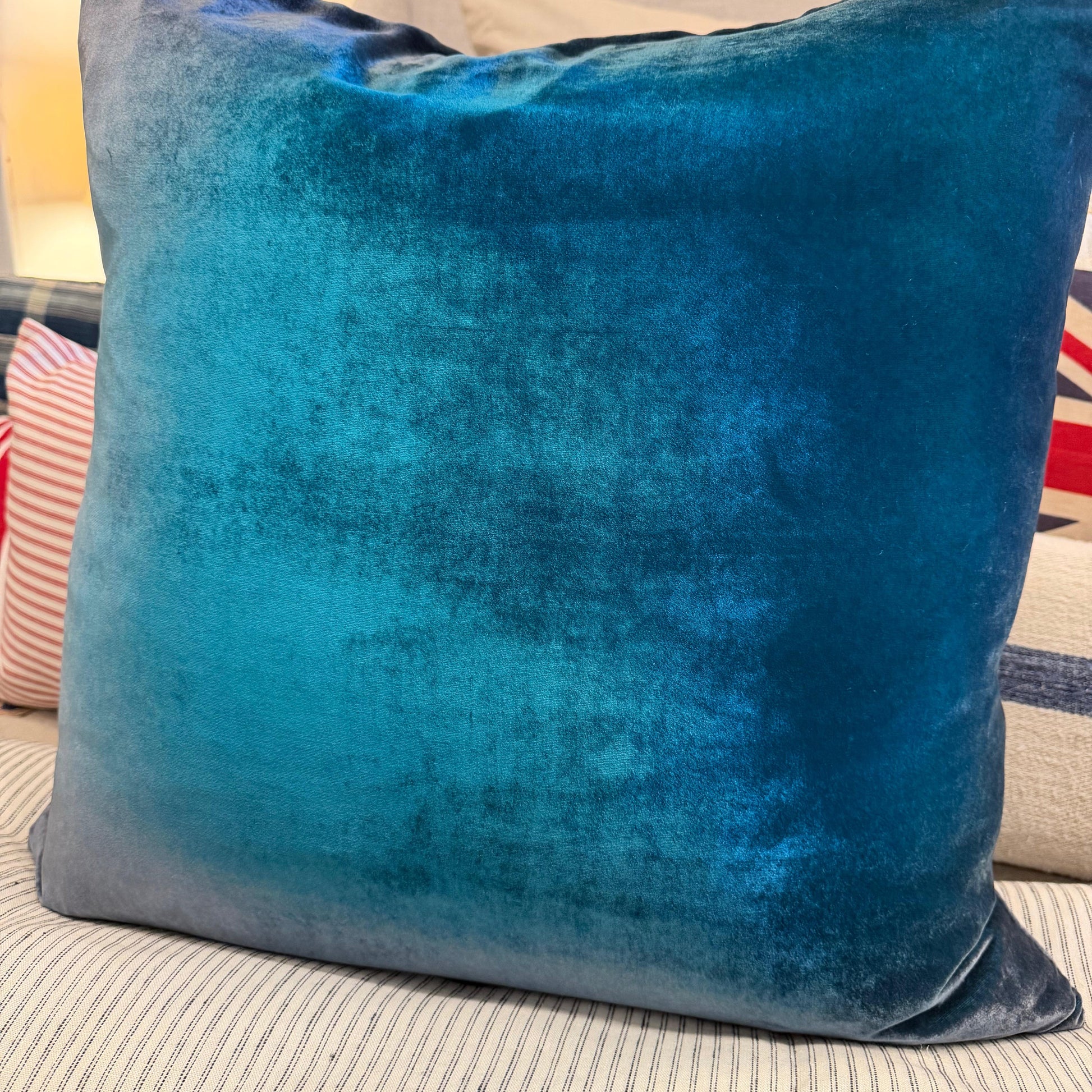 Ombre Velvet Dec Pillow 22X22 - Blue Springs Home